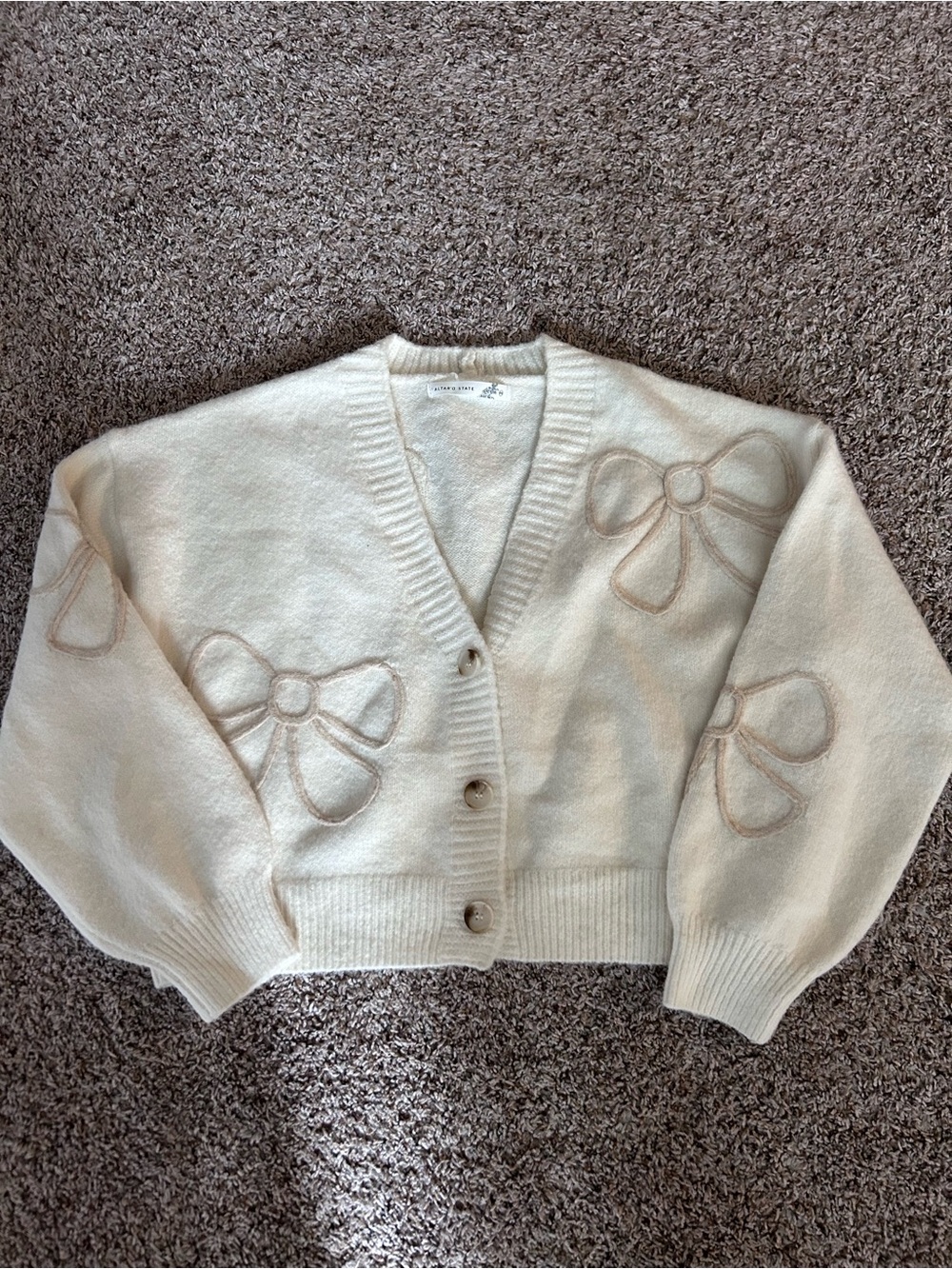 Altar'd State Bonnie 3D Bow Cardigan - Picture 3 of 5